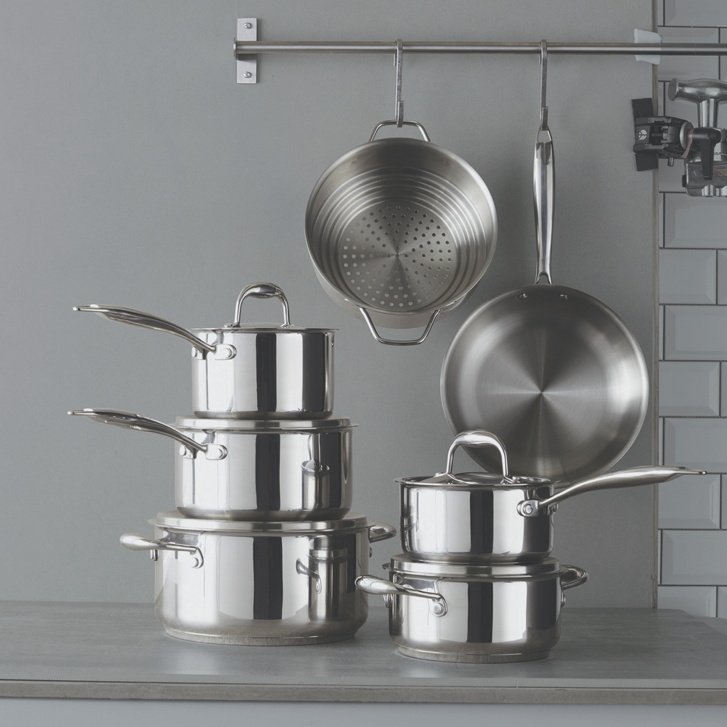 Canadian Signature 13-Piece Stainless Steel Cookware Set 