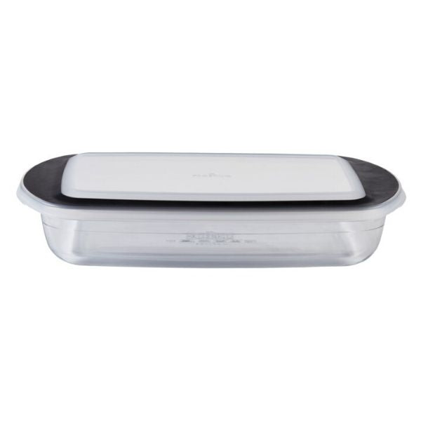 3.8 Qt Glass Oblong Baking Dish With Lid