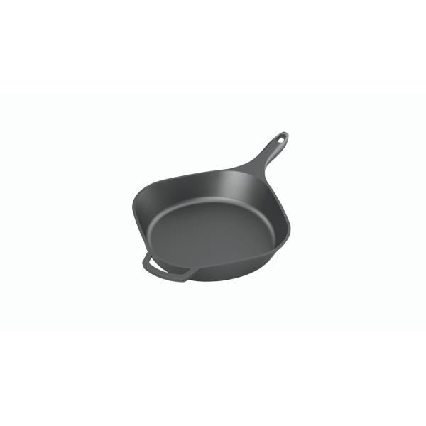 12" Pre-Seasoned Smooth-Release Cast Iron Skillet 